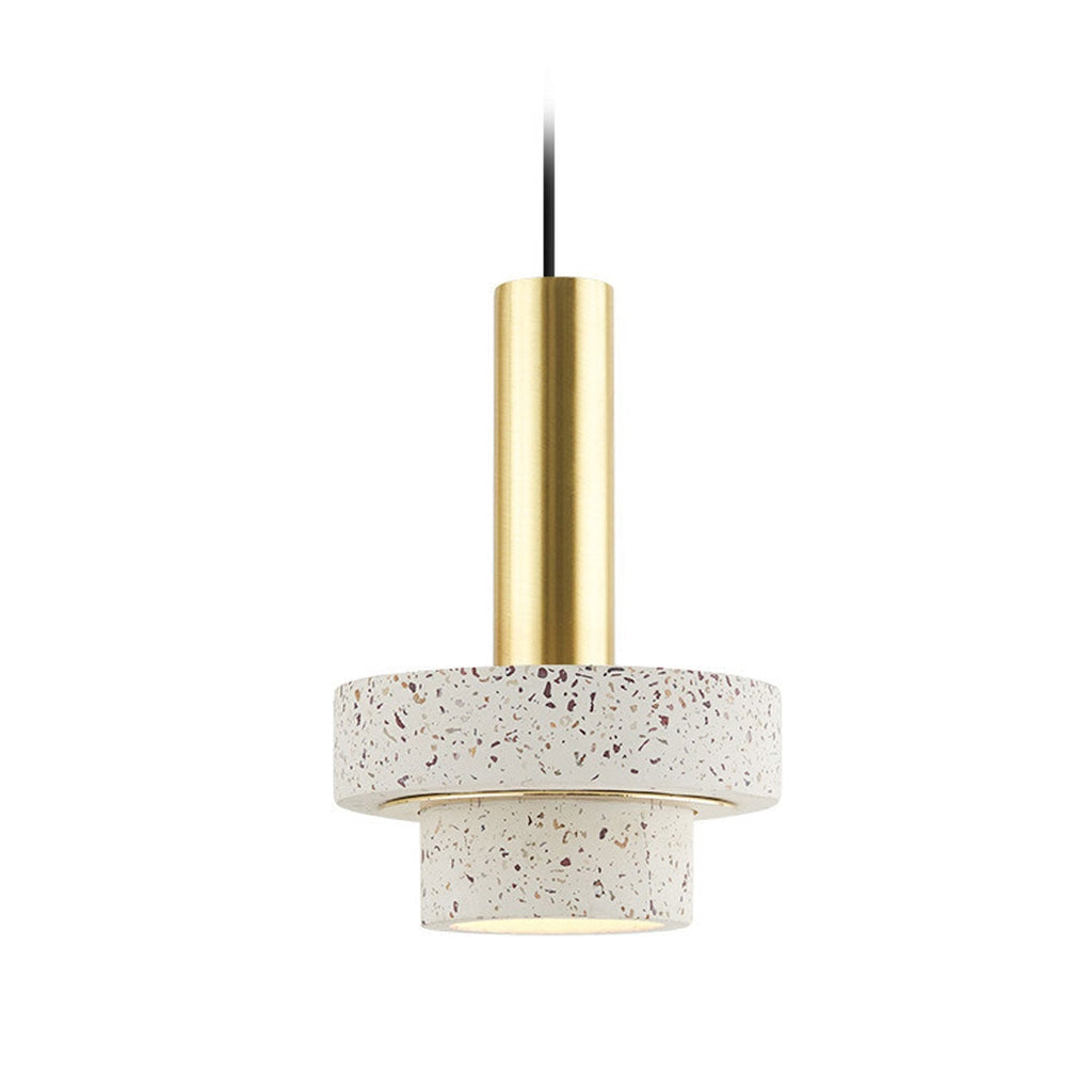 Modern Light Luxury Marble Metal 1-light Pendant Light