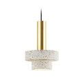 Modern Light Luxury Marble Metal 1-light Pendant Light