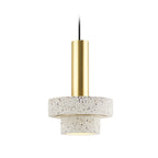 Modern Light Luxury Marble Metal 1-light Pendant Light