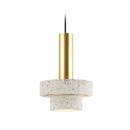 Modern Light Luxury Marble Metal 1-light Pendant Light