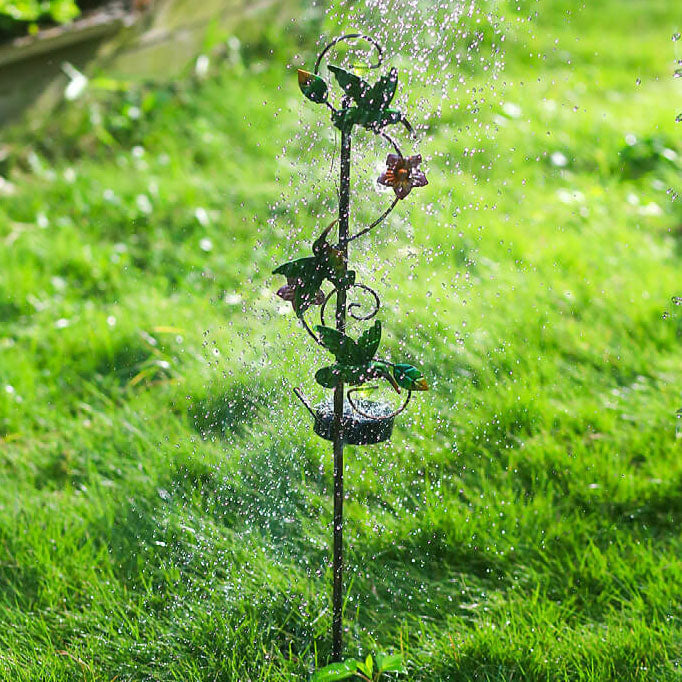 Solar Iron Hummingbird Butterfly Dragonfly Garden Lawn Landscape Light Lumendat