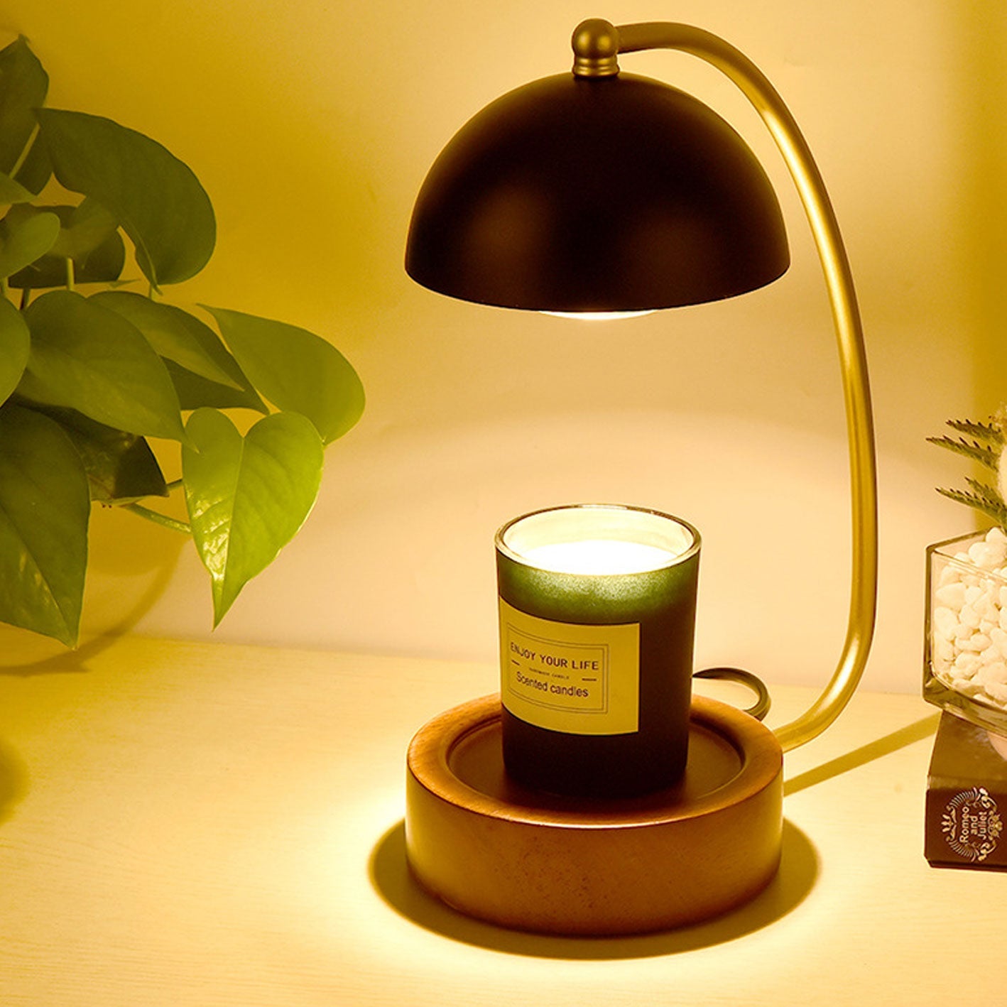 Japanese Creative Timing Dimming 1-Light Melting Wax Table Lamp Lumendat
