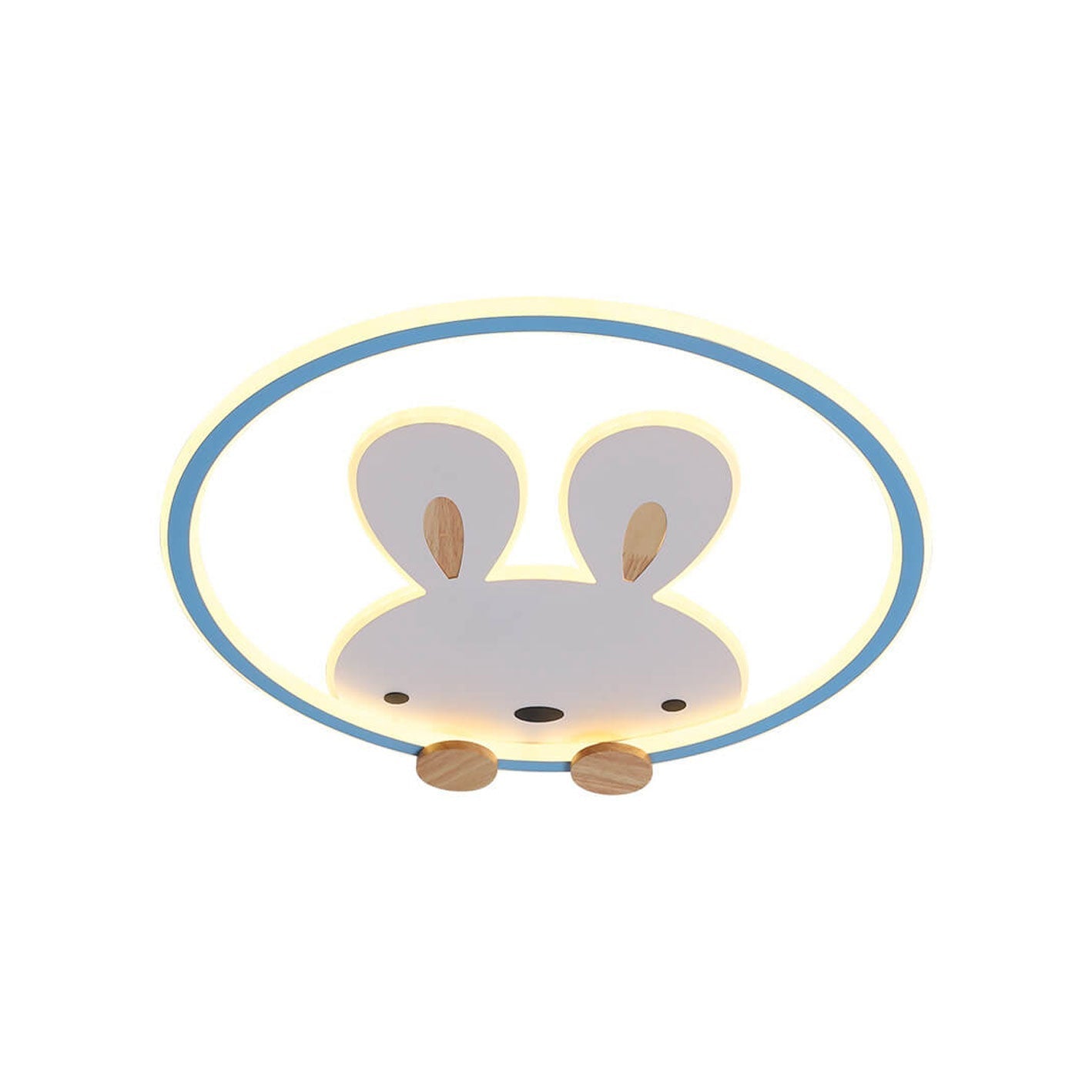 Lumendat Childlike Creative Cartoon Rabbit Design LED Flush Mount Light Lumendat