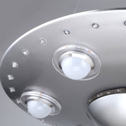 Creative Cartoon Ufo Flying Saucer LED Kids Chandelier