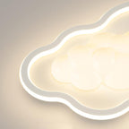 Lumendat Modern Art Deco Kids Iron PE Cloud Rainbow Semicircular Astronaut LED Flush Mount Ceiling Light For Bedroom Lumendat