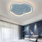 Lumendat Contemporary Creative Kids Cloudy Iron Silicone LED Flush Mount Ceiling Light For Bedroom Lumendat