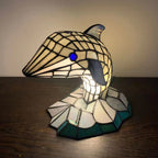 Tiffany Creative Animal Stained Glass 1-Light Decorative Table Lamp Lumendat