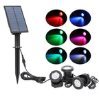 Solar Waterproof RGB Lawn Decoration LED Spotlight Landscape Light Lumendat