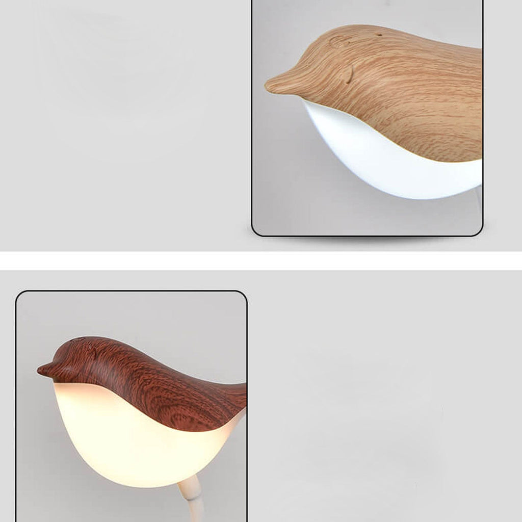 Nordic Creative Bird Clip USB Charging LED Night Light Table Lamp Lumendat