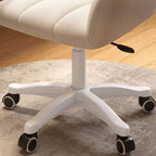 Modern Minimalist Square Back Velvet Cotton Nylon Desk Chair Backrest Armrest For Home Office DFM-F