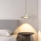 Modern Minimalist Cylinder Flying Saucer Metal LED Pendant Light for Living Room
