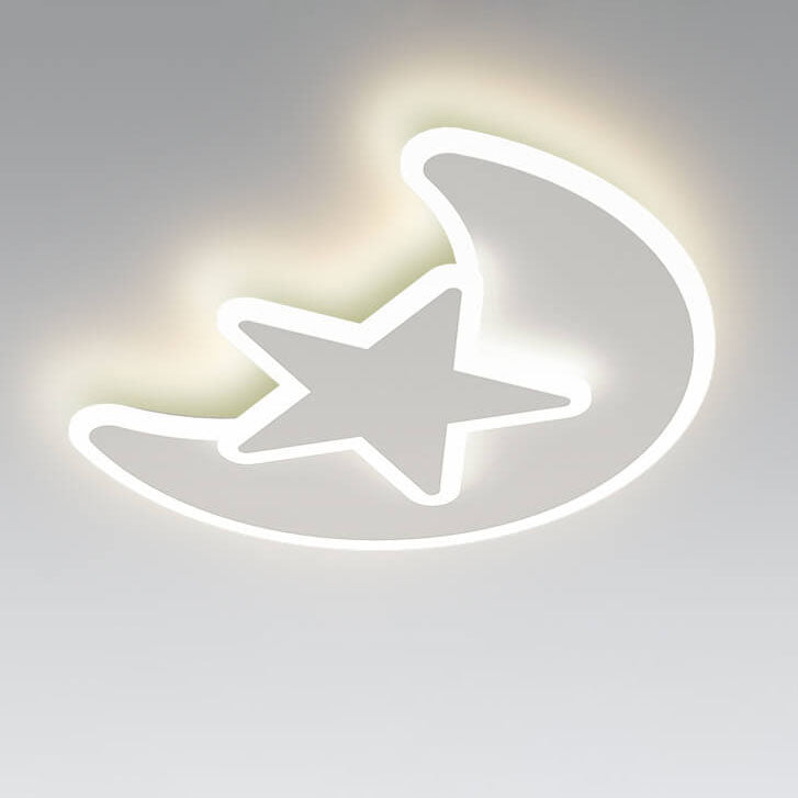 Lumendat Modern Creative Minimalist Wrought Iron Geometric LED Flush Mount Ceiling Light Lumendat