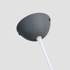 Modern Solid Color Round Head Iron 1-light Pendant Light Lumendat