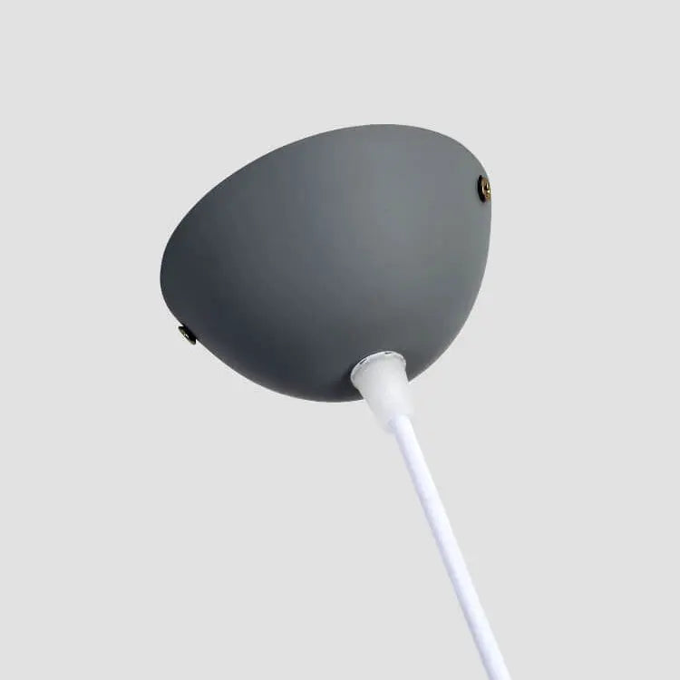 Modern Solid Color Round Head Iron 1-light Pendant Light Lumendat
