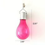 Creative Color Bulbs Plastic Solar LED Outdoor Hanging Light Lumendat