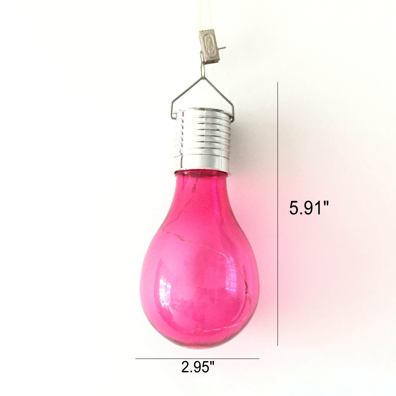 Creative Color Bulbs Plastic Solar LED Outdoor Hanging Light Lumendat