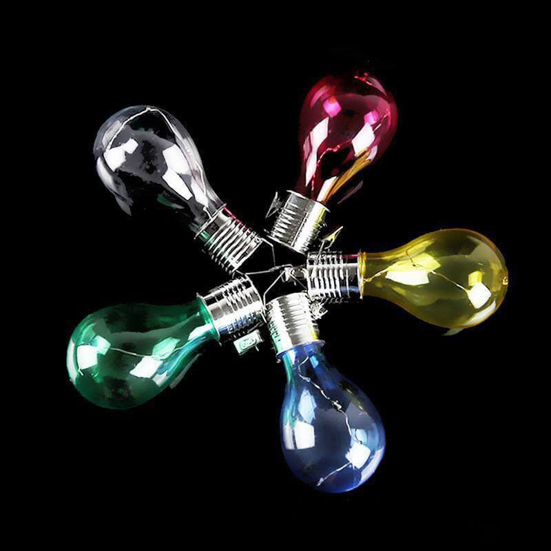 Creative Color Bulbs Plastic Solar LED Outdoor Hanging Light Lumendat