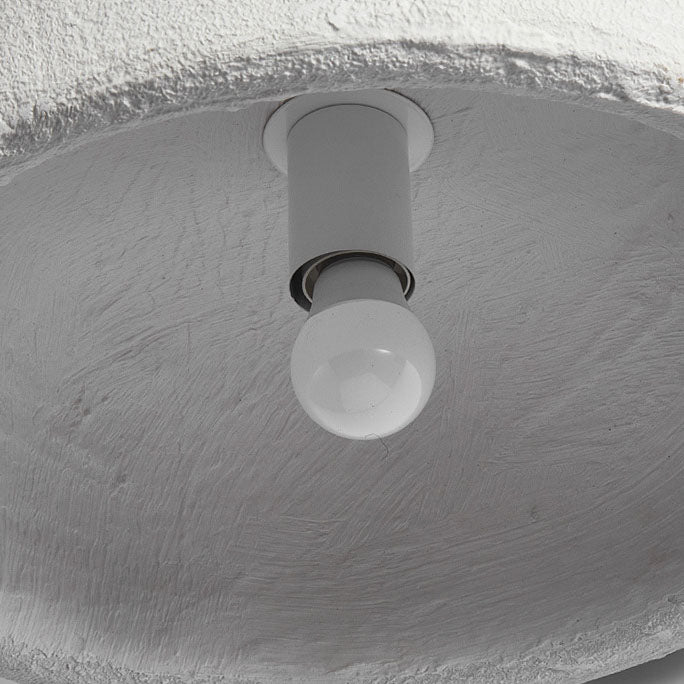 Modern Minimalist Resin Dome 1-light Pendant Light BulbSquare