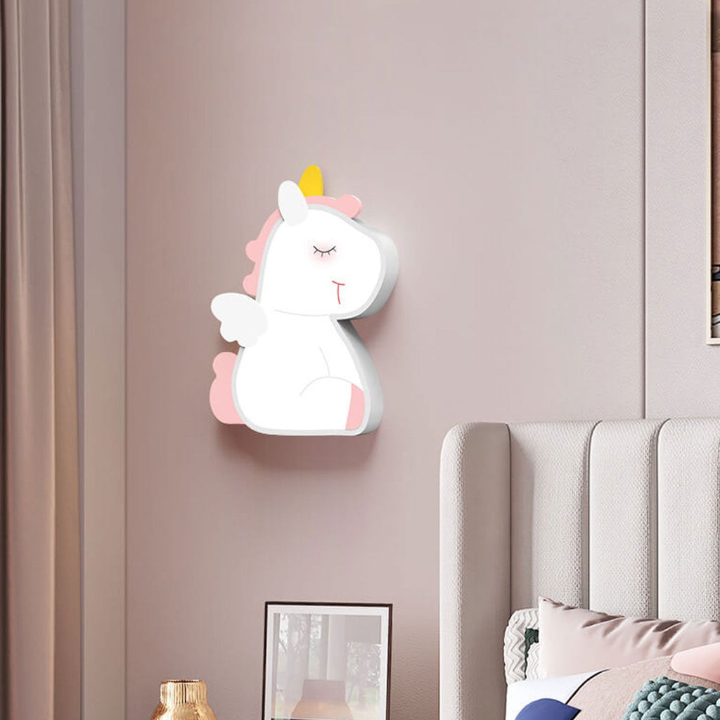 Lumendat Creative Cartoon Rabbit Unicorn Kids LED Wall Sconce Lamp Lumendat
