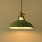 Modern Minimalist Macaroon Iron 1-light Pendant Light BulbSquare