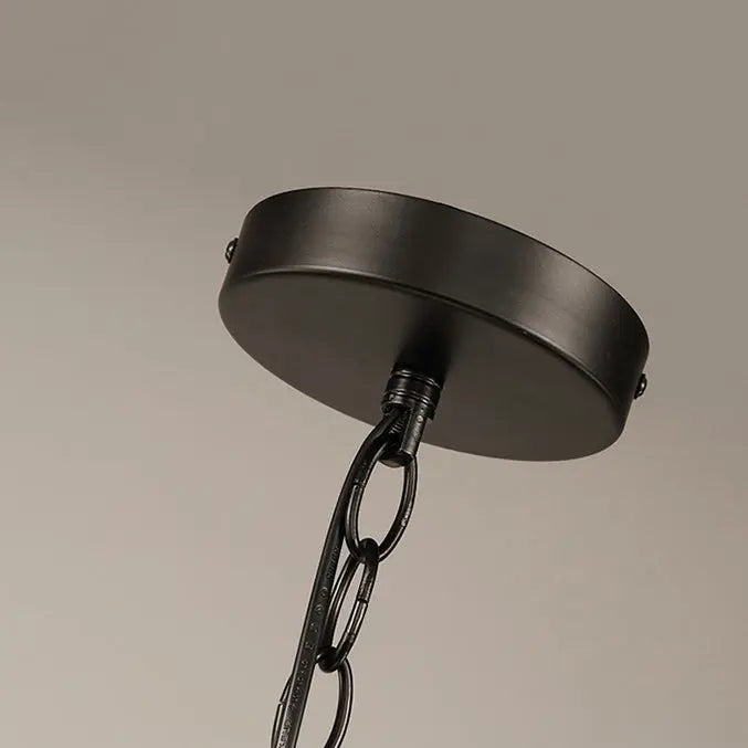 Contemporary Industrial Cage Iron Fabric 1-light Pendant Light for Living Room BulbSquare