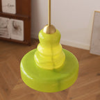 Modern Colorful Glass Gourd Shade 1-light Pendant Light BulbSquare