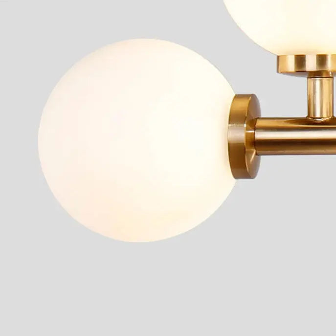 Nordic Light Luxury Magic Bean Glass Ball 16-light Island Light Chandelier Lumendat