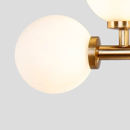 Nordic Light Luxury Magic Bean Glass Ball 16-light Island Light Chandelier