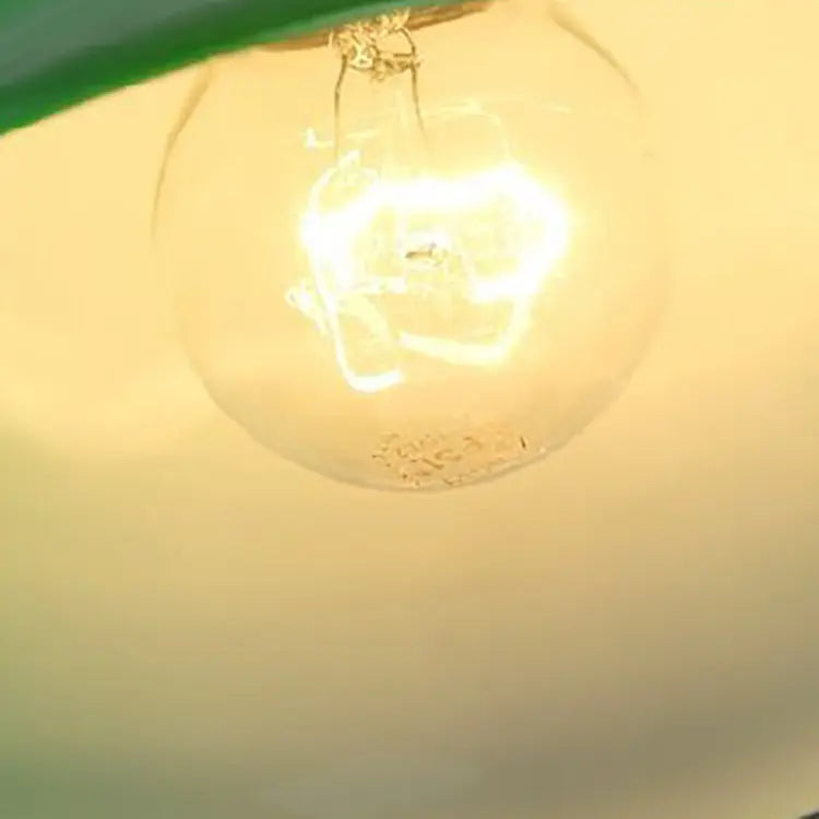 Contemporary Retro Emerald Green Flared Glass Shade 1-light Pendant Light for Dining Room BulbSquare