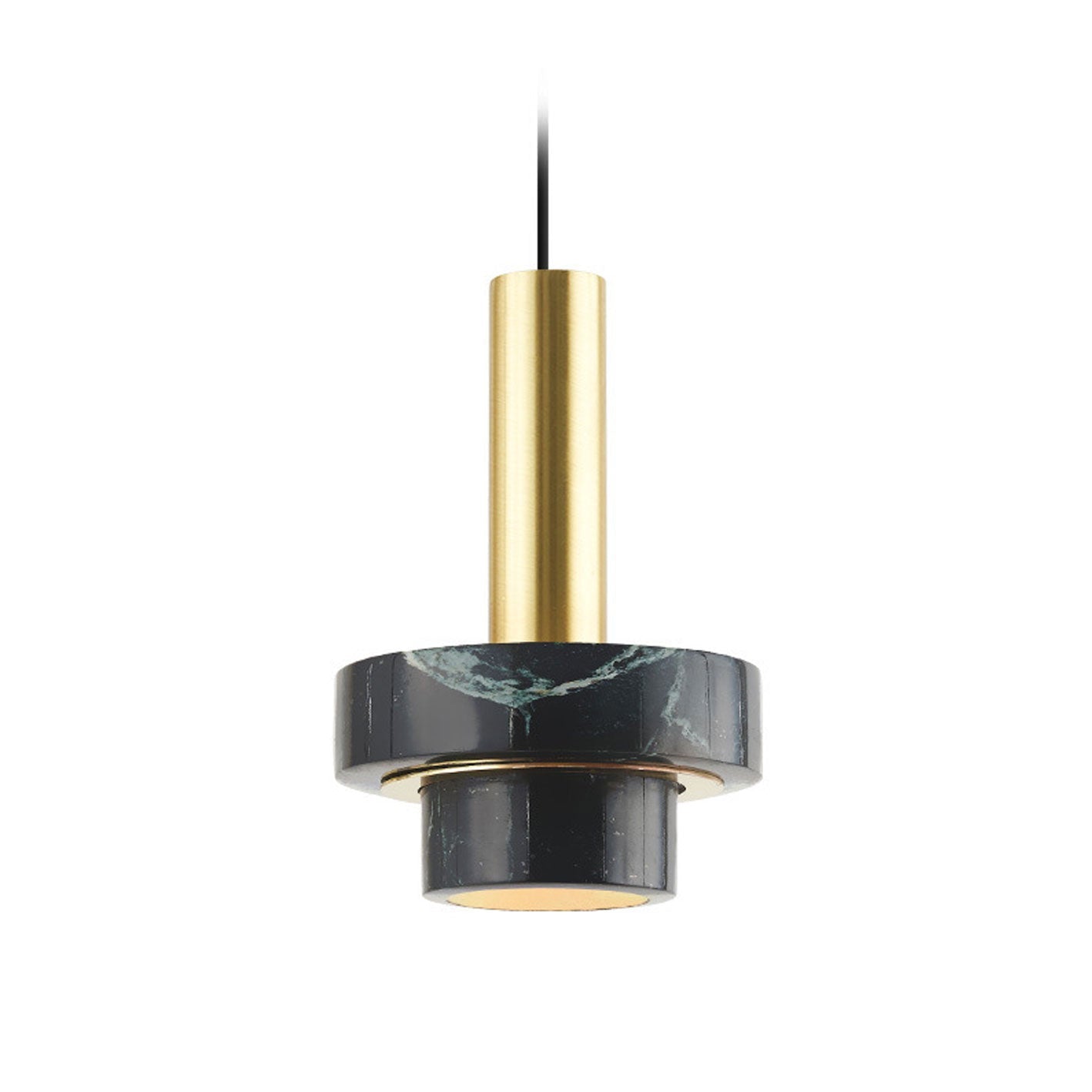 Modern Light Luxury Marble Metal 1-light Pendant Light