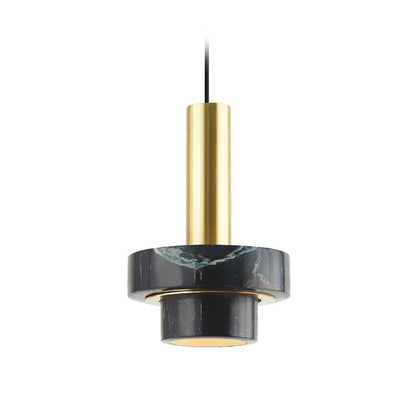 Modern Light Luxury Marble Metal 1-light Pendant Light
