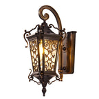 European Palace Outdoor Waterproof 1-Light Wall Sconce Lamp