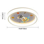 Lumendat Modern Minimalist Kids Cartoon Round Acrylic Iron Resin LED Flush Mount Ceiling Light For Bedroom Lumendat