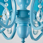 Modern Creative Cone Iron Crystal Fabric 5/6/8 Light Chandelier Lumendat