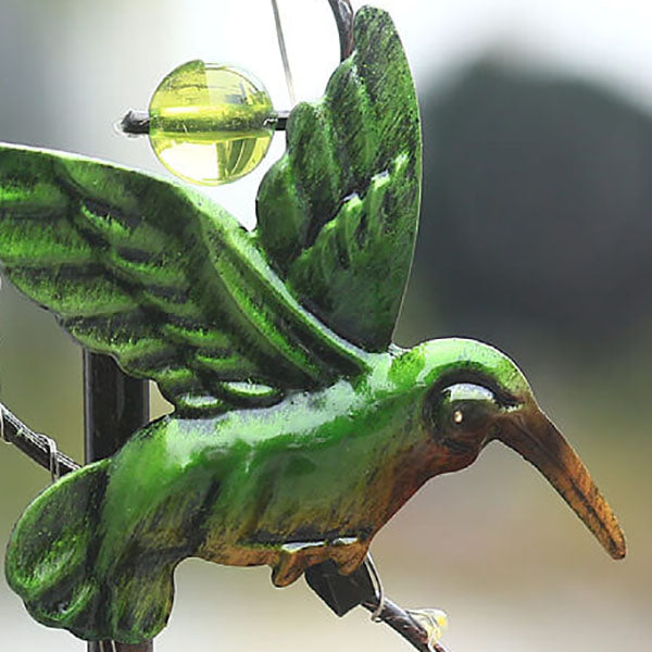 Solar Iron Hummingbird Butterfly Dragonfly Garden Lawn Landscape Light Lumendat