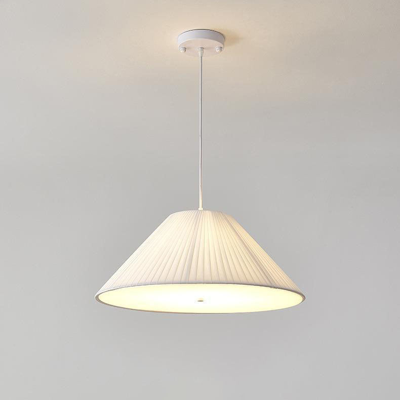 Contemporary Scandinavian Round Iron Acrylic Fabric 4/5 Light Pendant Light for Living Room BulbSquare
