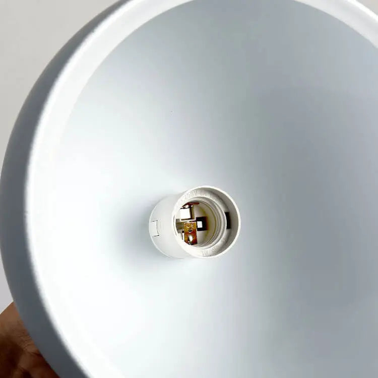 Modern Solid Color Round Head Iron 1-light Pendant Light Lumendat