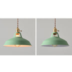 Modern Minimalist Macaroon Iron 1-light Pendant Light BulbSquare
