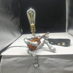 Industrial Plumbing Guitar Robot 1-Light Table Lamp Lumendat
