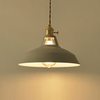 Modern Minimalist Macaroon Iron 1-light Pendant Light BulbSquare
