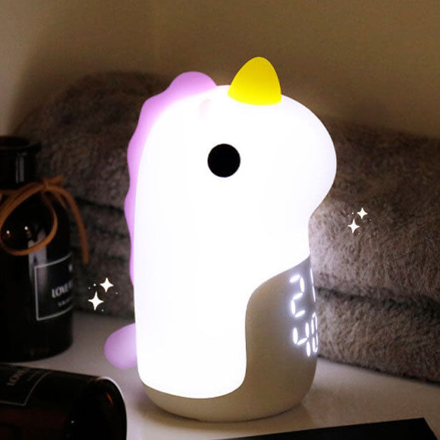 Cartoon Unicorn Timer Alarm Clock LED Night Light Lumendat