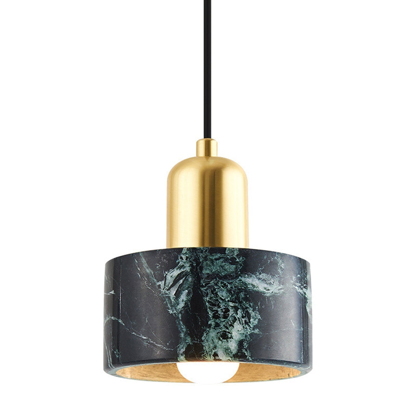 Modern Light Luxury Marble Metal 1-light Pendant Light