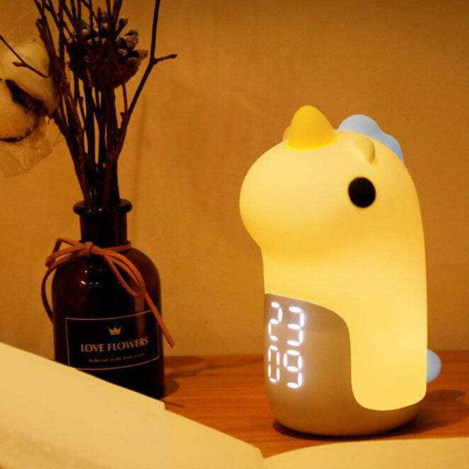 Cartoon Unicorn Timer Alarm Clock LED Night Light Lumendat