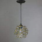 Vintage Stained Glass Petal 1-light Pendant Light Lumendat
