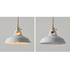 Modern Minimalist Macaroon Iron 1-light Pendant Light BulbSquare