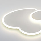 Lumendat Modern Creative Minimalist Wrought Iron Geometric LED Flush Mount Ceiling Light Lumendat