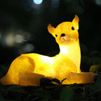 Resin Solar Creative Animal Shape Waterproof LED Garden Lawn Landscape Light Lumendat