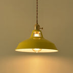 Modern Minimalist Macaroon Iron 1-light Pendant Light BulbSquare