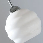 Vintage French Glass Round Tart 1-light Pendant Light Lumendat