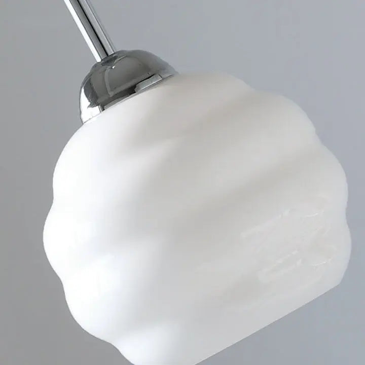 Vintage French Glass Round Tart 1-light Pendant Light Lumendat